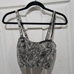 ⚡ 2/$5 - Denim Crop Top